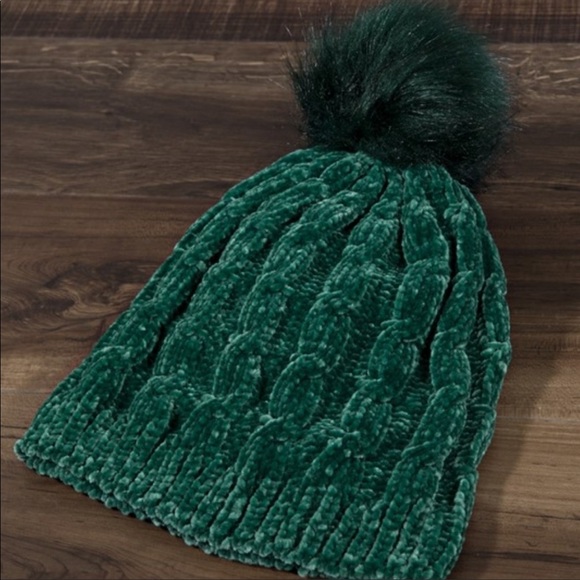 Chenille Super Soft Cable Knit Hats main image 6